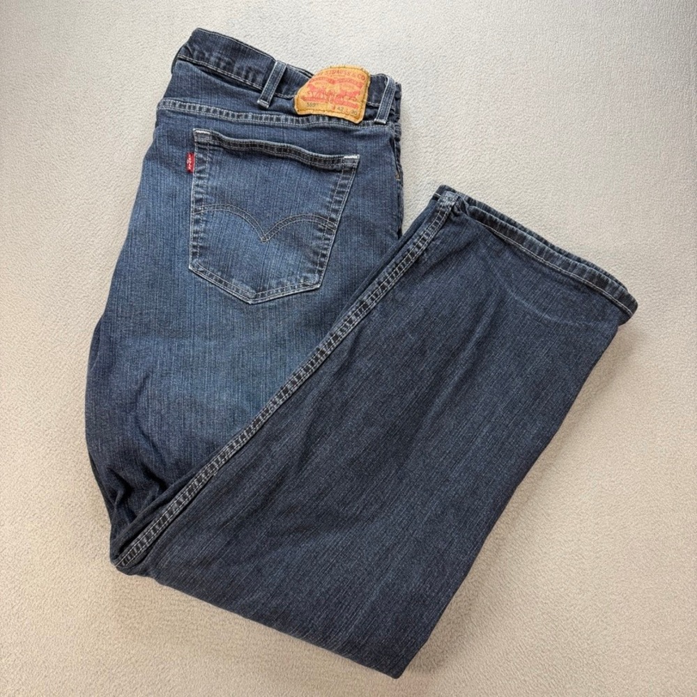 Levis 559 Relaxed Straight Jeans Mens 42x30 (FIT 42x29) Blue Denim Workwear